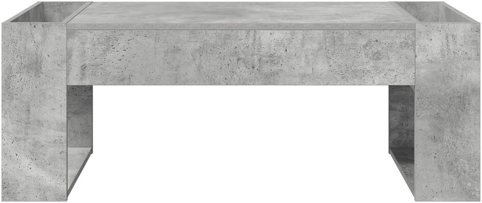 Kavos staliukas Betono pilka 110 x 50 x 41 cm Apdirbta mediena