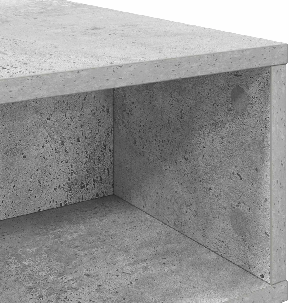 Kavos staliukas Betono pilka 48 x 46 x 35 cm Apdirbta mediena
