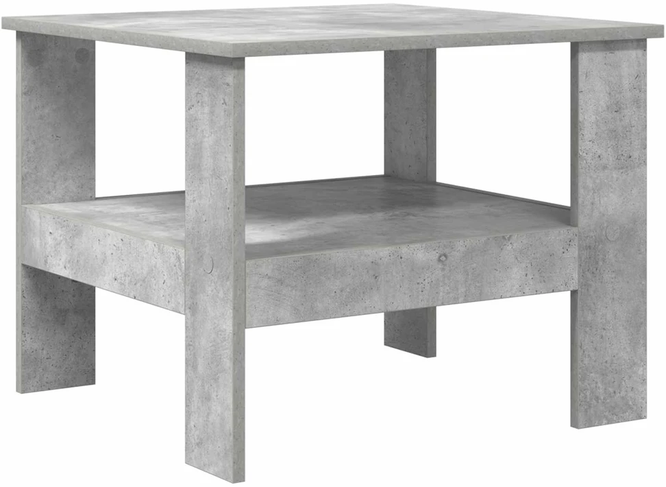 Kavos staliukas Betono pilka 57 x 55 x 45 cm Apdirbta mediena