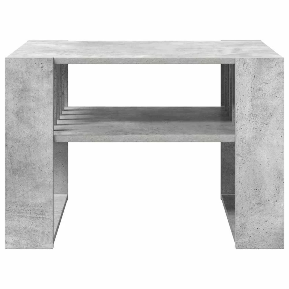 Kavos staliukas Betono pilka 66 x 49,5 x 45 cm Apdirbta mediena