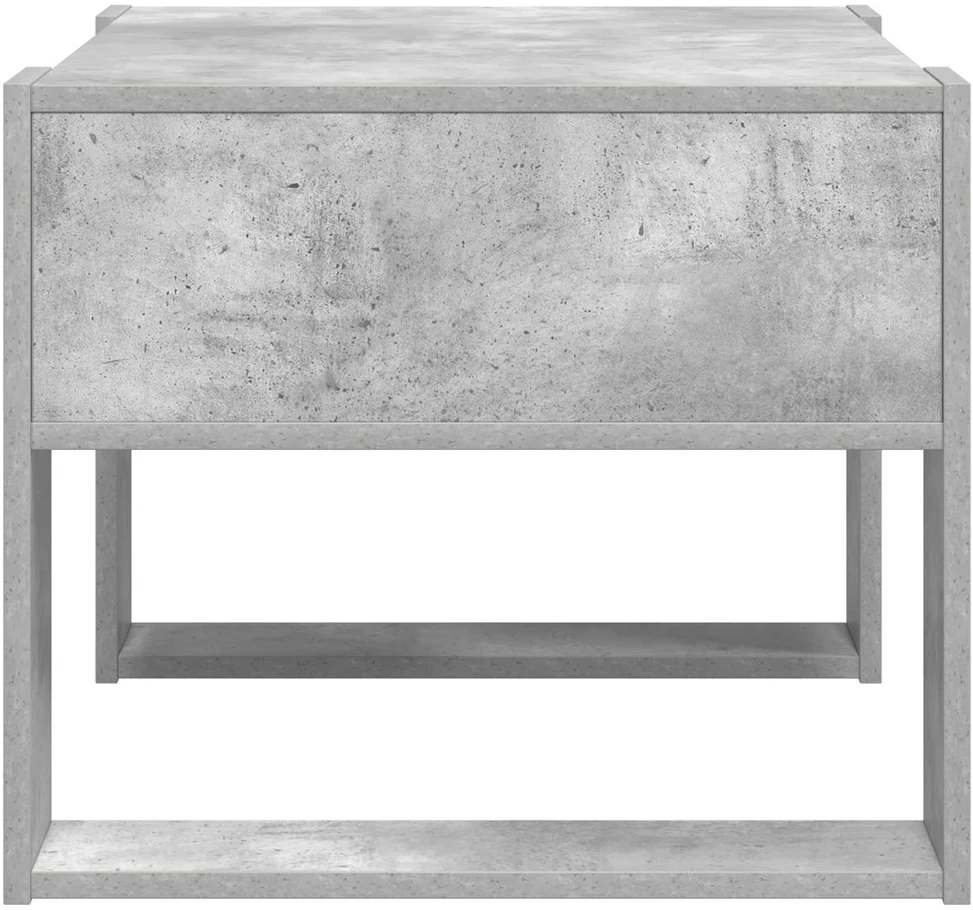 Lova Kavos staliukas Betono pilka 66 x 53 x 45 cm Apdirbta mediena