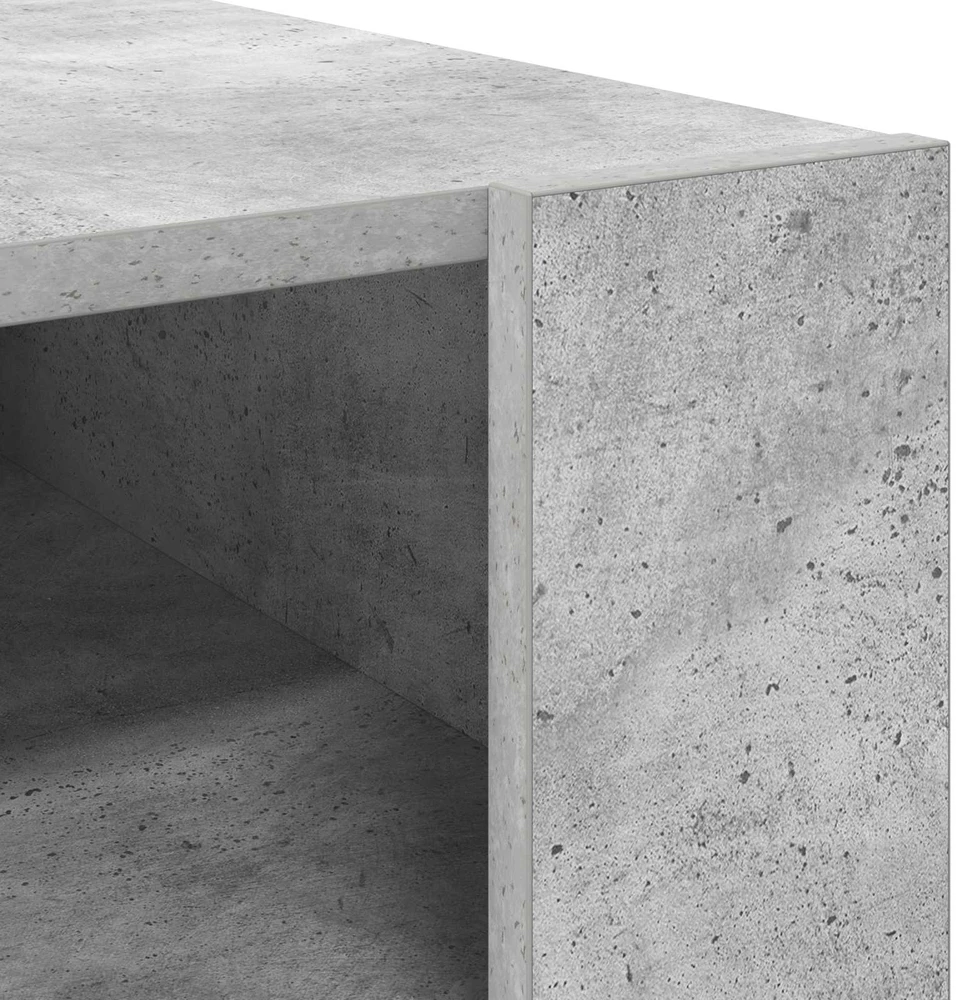 Lova Kavos staliukas Betono pilka 66 x 53 x 45 cm Apdirbta mediena