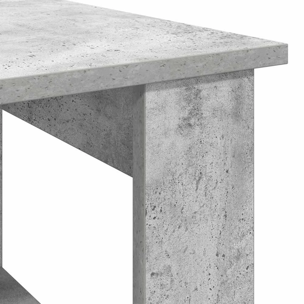 Kavos staliukas Betono pilka 72 x 50 x 50 cm Apdirbta mediena