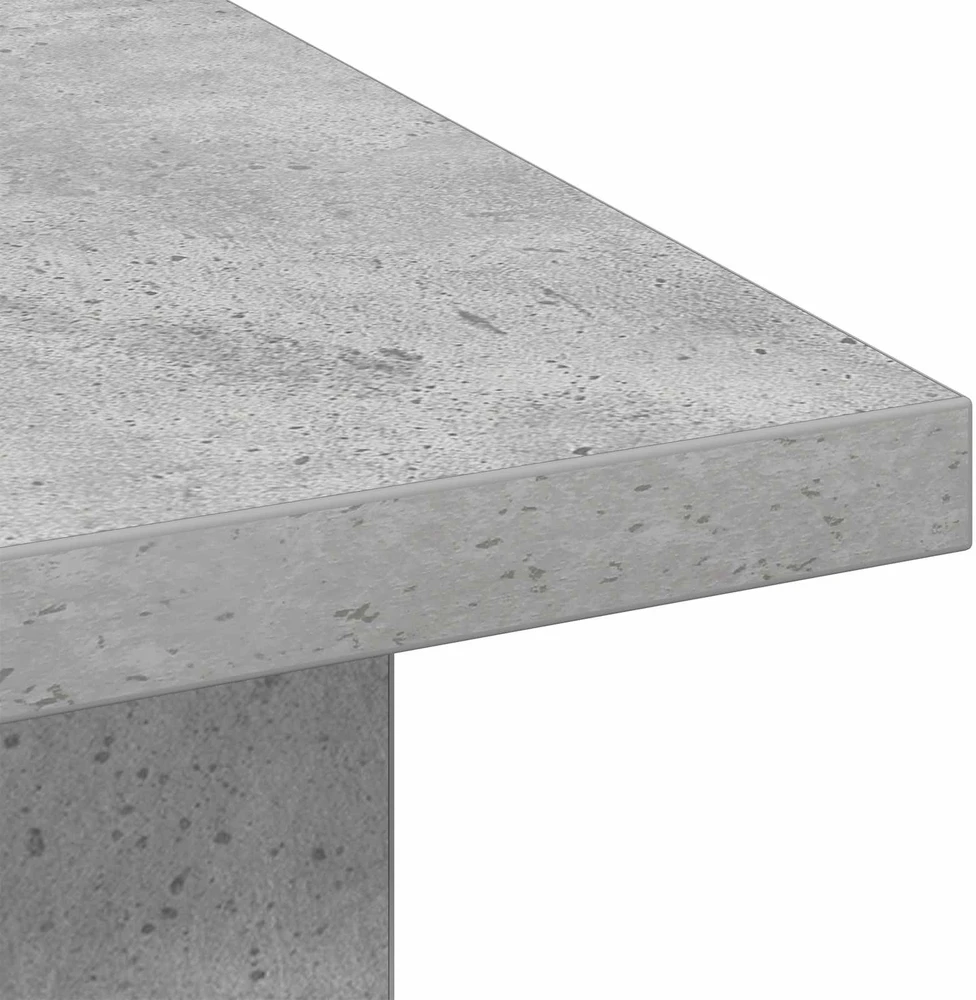 Kavos staliukas Betono pilka 77 x 55 x 42 cm Apdirbta mediena