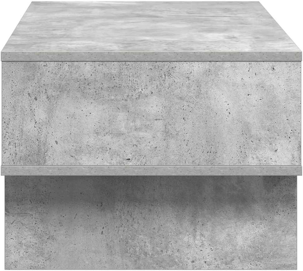 Kavos staliukas Betono pilka 80 x 46 x 35 cm Apdirbta mediena