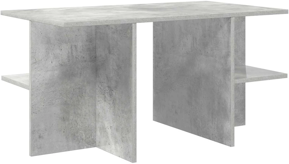 Kavos staliukas Betono pilka 87 x 50 x 45 cm Dirbtinė mediena
