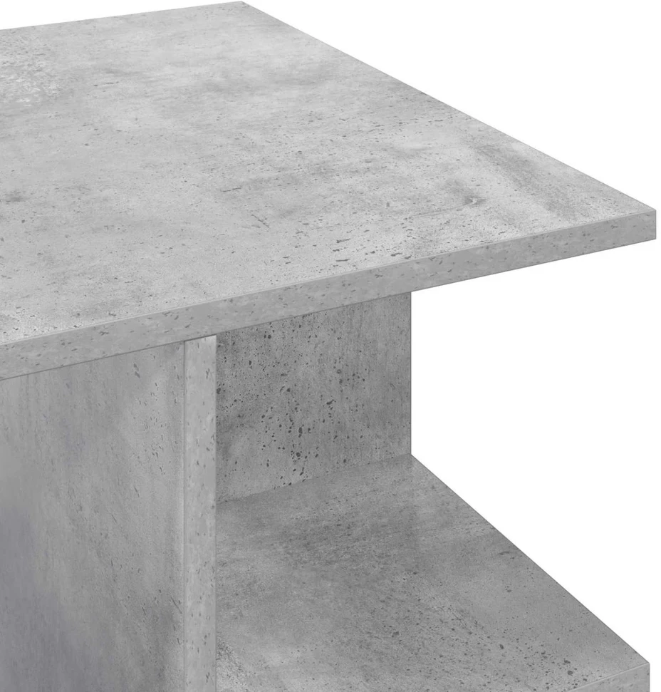 Kavos staliukas Betono pilka 87 x 50 x 45 cm Dirbtinė mediena