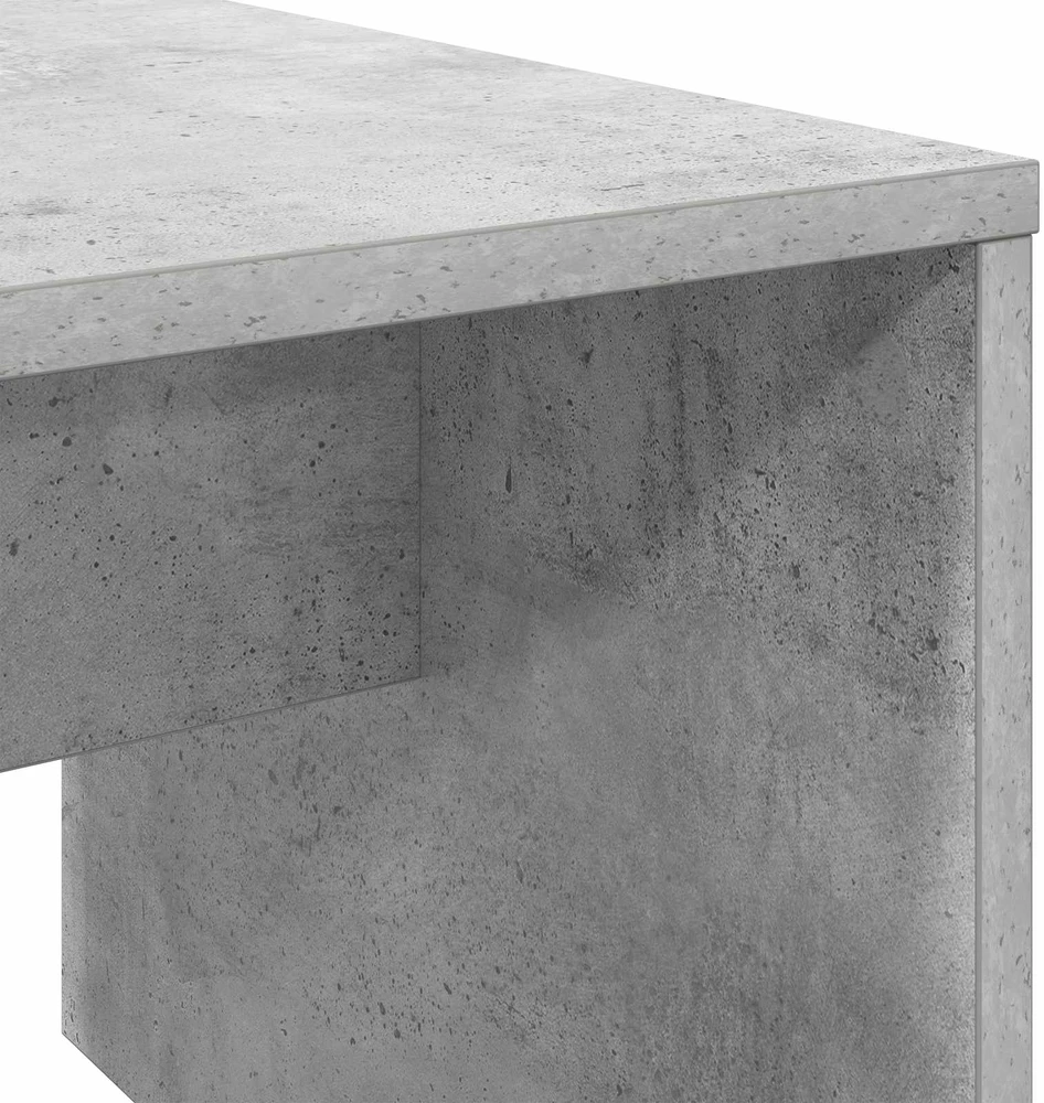 Kavos staliukas Betono pilka 90 x 45 x 35 cm Apdirbta mediena