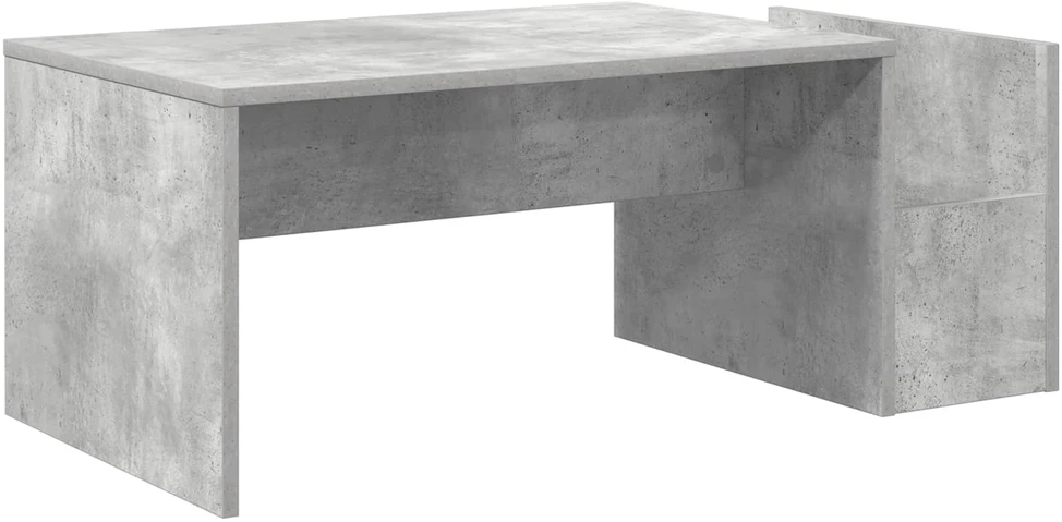 Kavos staliukas Betono pilka 90 x 45 x 35 cm Apdirbta mediena