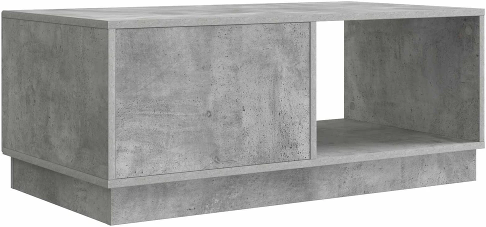 Kavos staliukas Betono pilka 90 x 50 x 37 cm Apdirbta mediena