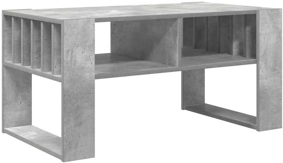 Kavos staliukas Betono pilka 92 x 49,5 x 45 cm Apdirbta mediena