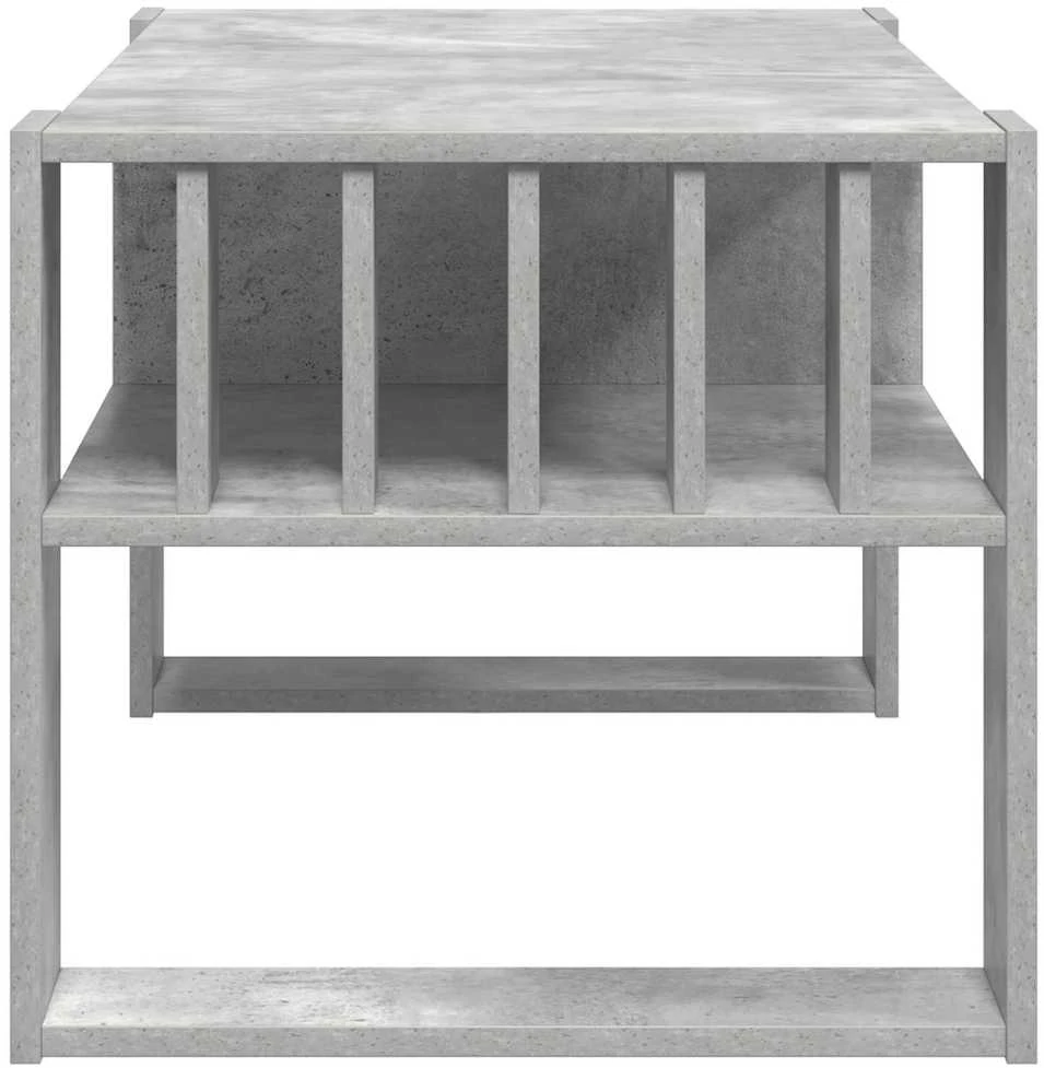 Kavos staliukas Betono pilka 92 x 49,5 x 45 cm Apdirbta mediena