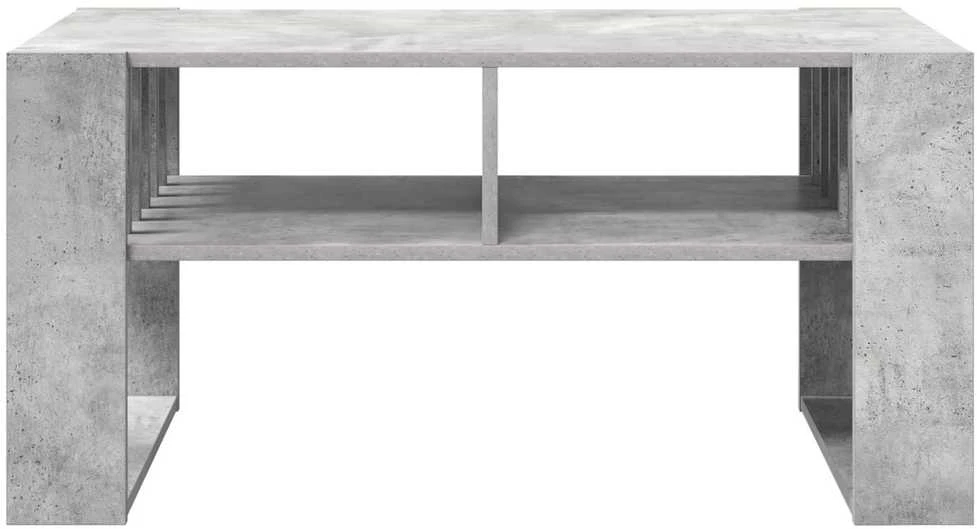 Kavos staliukas Betono pilka 92 x 49,5 x 45 cm Apdirbta mediena