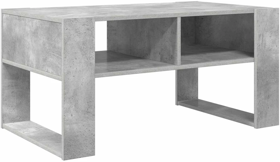 Lova Kavos staliukas Betono pilka 92 x 53 x 45 cm Apdirbta mediena