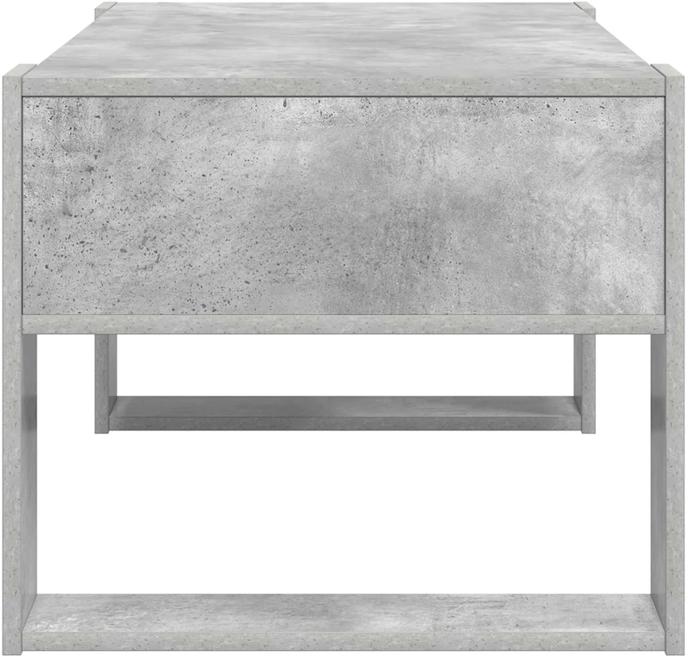 Lova Kavos staliukas Betono pilka 92 x 53 x 45 cm Apdirbta mediena