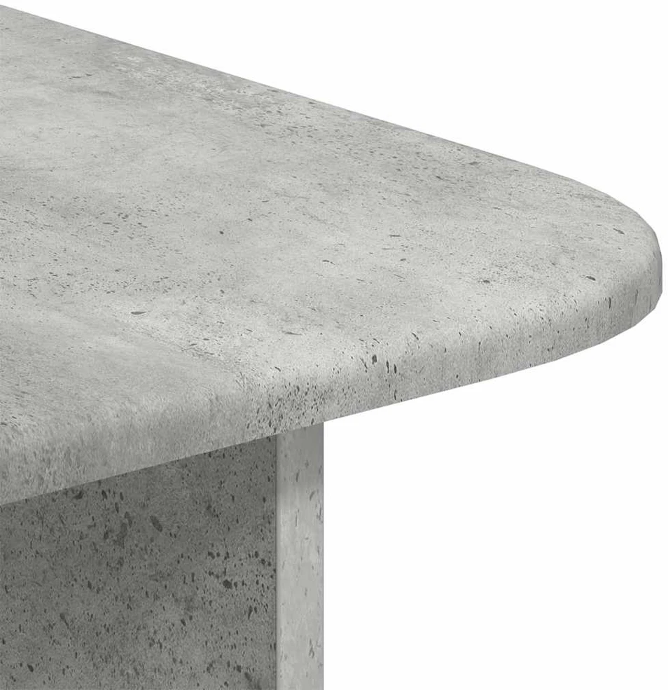 Kavos staliukas Betono pilka 93 x 53 x 33 cm Apdirbta mediena