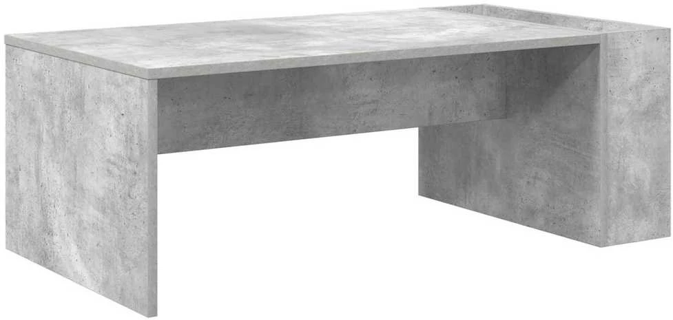 Kavos staliukas Betono pilka 95 x 50 x 34 cm Apdirbta mediena