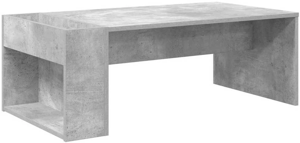 Kavos staliukas Betono pilka 95 x 50 x 34 cm Apdirbta mediena