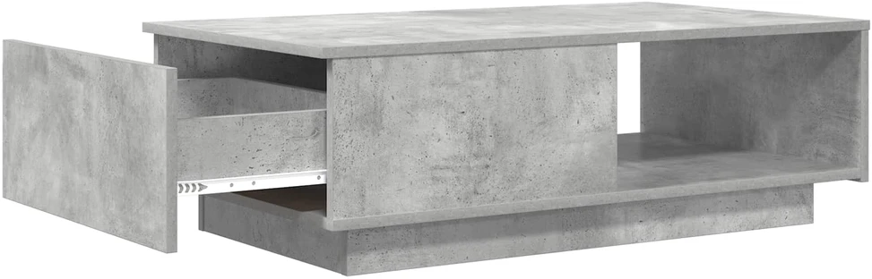 Lova Kavos staliukas Betono pilka 95 x 55 x 31 cm Apdirbta mediena