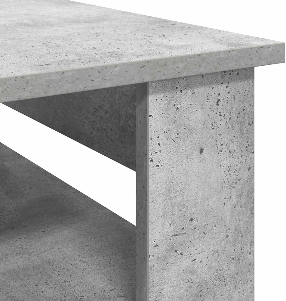 Lova Kavos staliukas Betono pilka 96 x 54 x 44 cm Apdirbta mediena