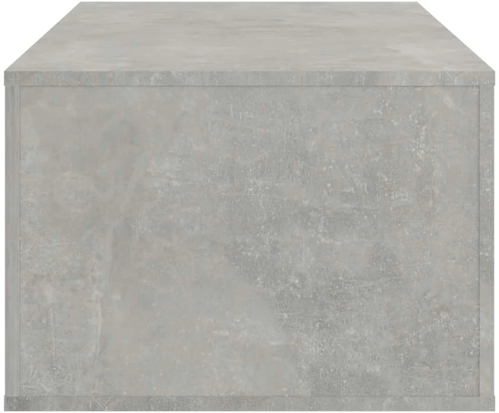 Kavos staliukas, betono pilkas, 100x50,5x35cm, apdirbta mediena