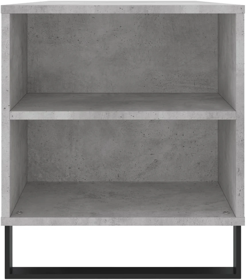 Kavos staliukas, betono pilkas, 102x44,5x50cm, apdirbta mediena