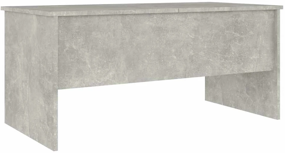 Kavos staliukas, betono pilkas, 102x50,5x46,5cm, mediena