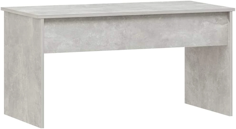Kavos staliukas, betono pilkas, 102x50,5x52,5cm, mediena