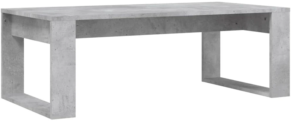 Kavos staliukas, betono pilkas, 102x50x35cm, apdirbta mediena
