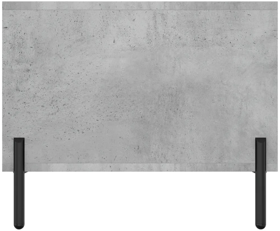 Kavos staliukas, betono pilkas, 102x50x40cm, apdirbta mediena