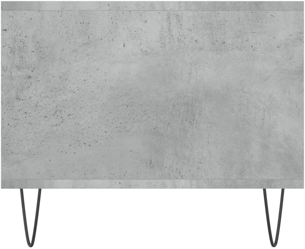Kavos staliukas, betono pilkas, 102x50x40cm, apdirbta mediena
