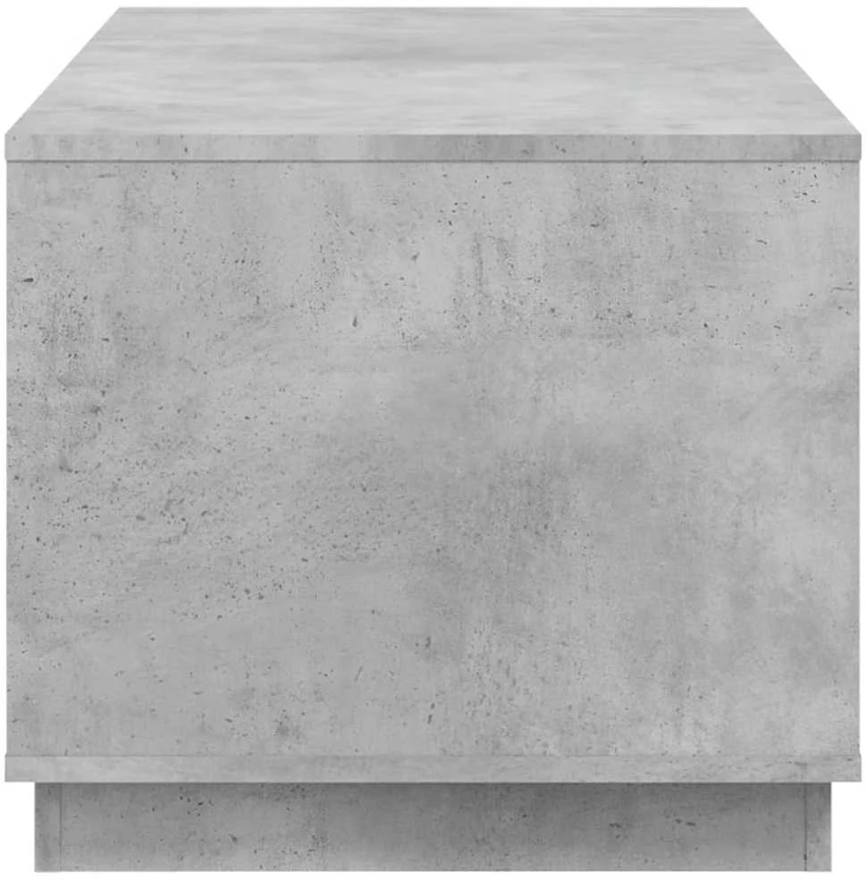 Kavos staliukas, betono pilkas, 102x50x44cm, apdirbta mediena