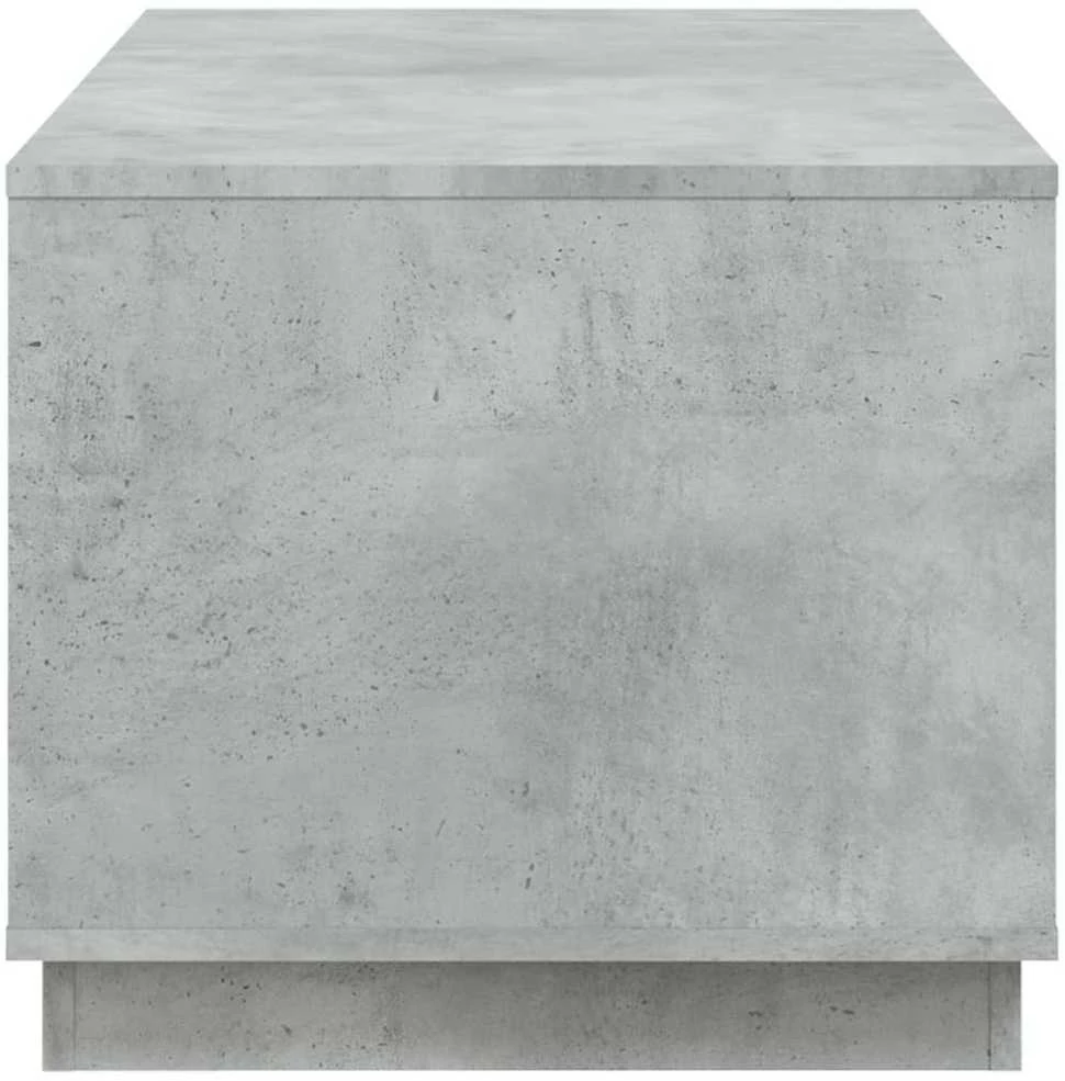Kavos staliukas, betono pilkas, 102x50x44cm, apdirbta mediena