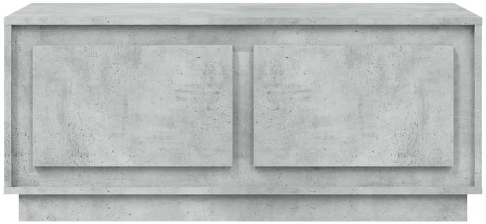 Kavos staliukas, betono pilkas, 102x50x44cm, apdirbta mediena