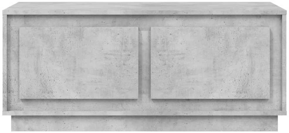 Kavos staliukas, betono pilkas, 102x50x44cm, apdirbta mediena
