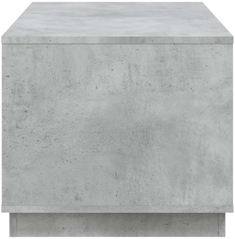 Kavos staliukas, betono pilkas, 102x50x44cm, apdirbta mediena