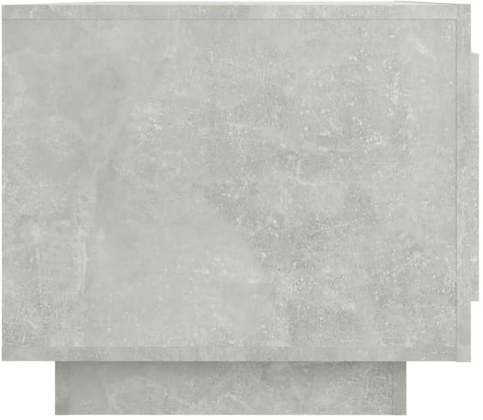 Kavos staliukas, betono pilkas, 102x50x45cm, apdirbta mediena