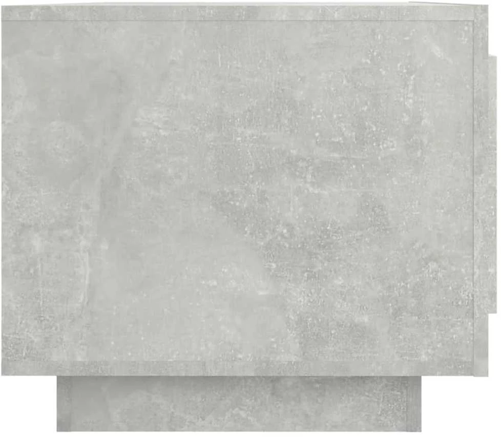 Kavos staliukas, betono pilkas, 102x50x45cm, apdirbta mediena