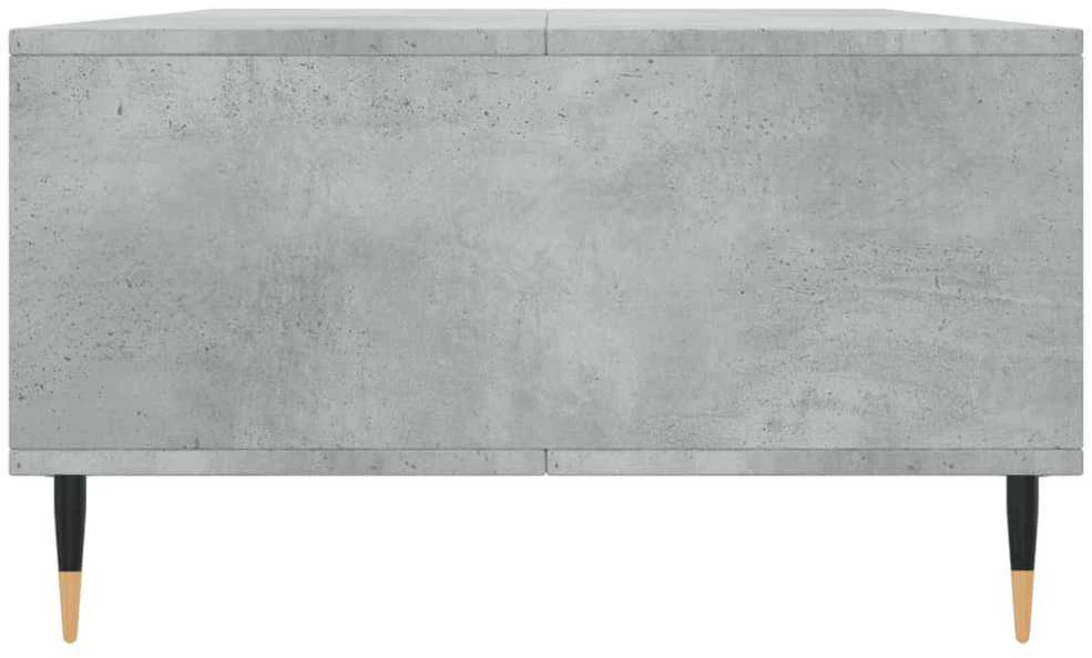 Kavos staliukas, betono pilkas, 104x60x35cm, apdirbta mediena
