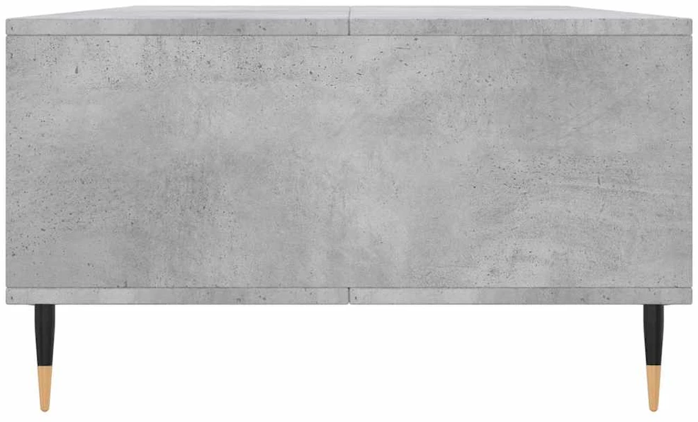 Kavos staliukas, betono pilkas, 104x60x35cm, apdirbta mediena