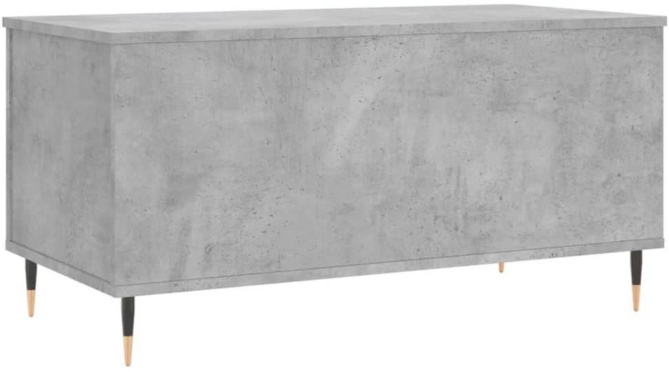 Kavos staliukas, betono pilkas, 90x44,5x45cm, apdirbta mediena
