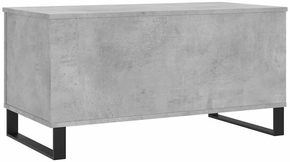 Kavos staliukas, betono pilkas, 90x44,5x45cm, apdirbta mediena