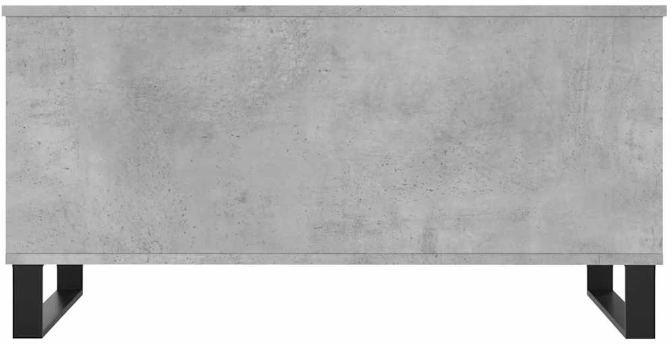 Kavos staliukas, betono pilkas, 90x44,5x45cm, apdirbta mediena