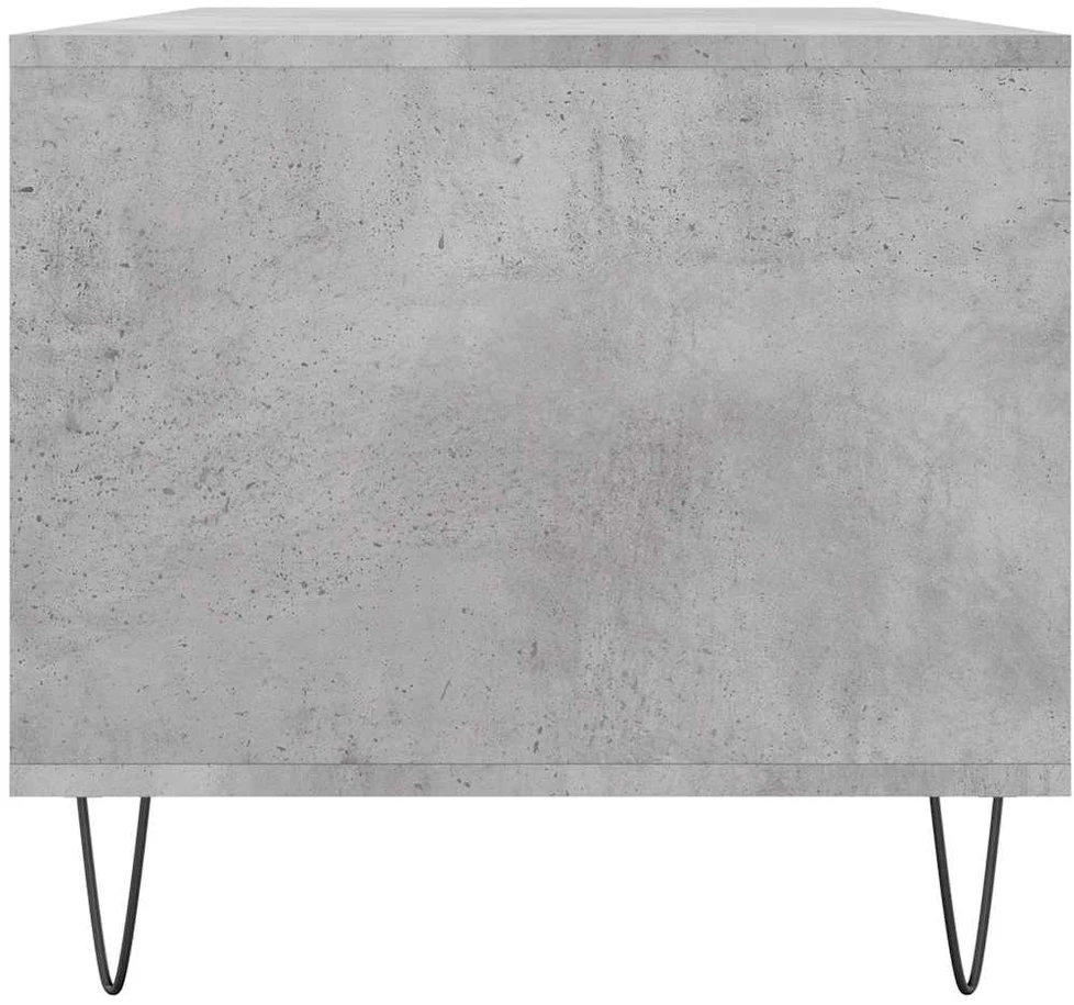 Kavos staliukas, betono pilkas, 90x49x45cm, apdirbta mediena
