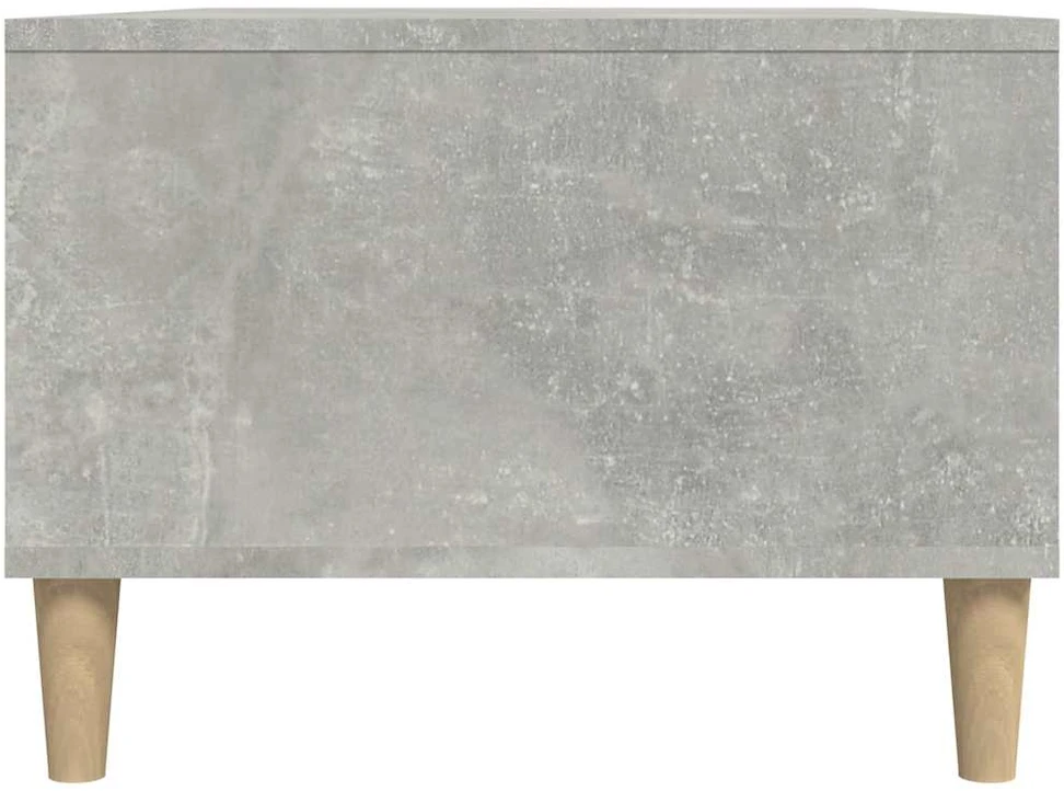 Kavos staliukas, betono pilkas, 90x50x36,5cm, apdirbta mediena