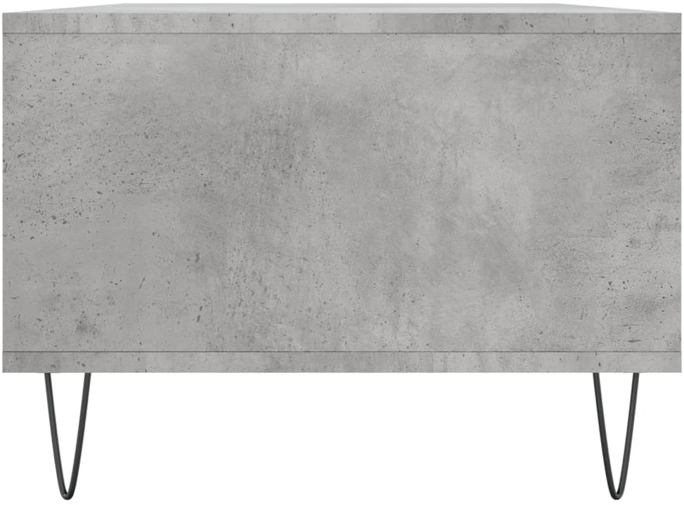 Kavos staliukas, betono pilkas, 90x50x36,5cm, apdirbta mediena
