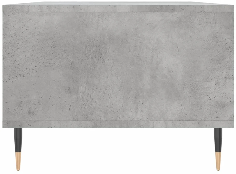 Kavos staliukas, betono pilkas, 90x50x36,5cm, apdirbta mediena