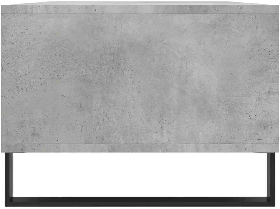 Kavos staliukas, betono pilkas, 90x50x36,5cm, apdirbta mediena