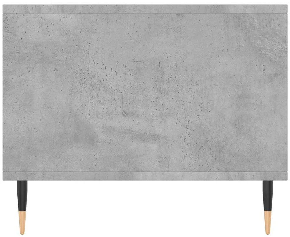 Kavos staliukas, betono pilkas, 90x50x40cm, apdirbta mediena