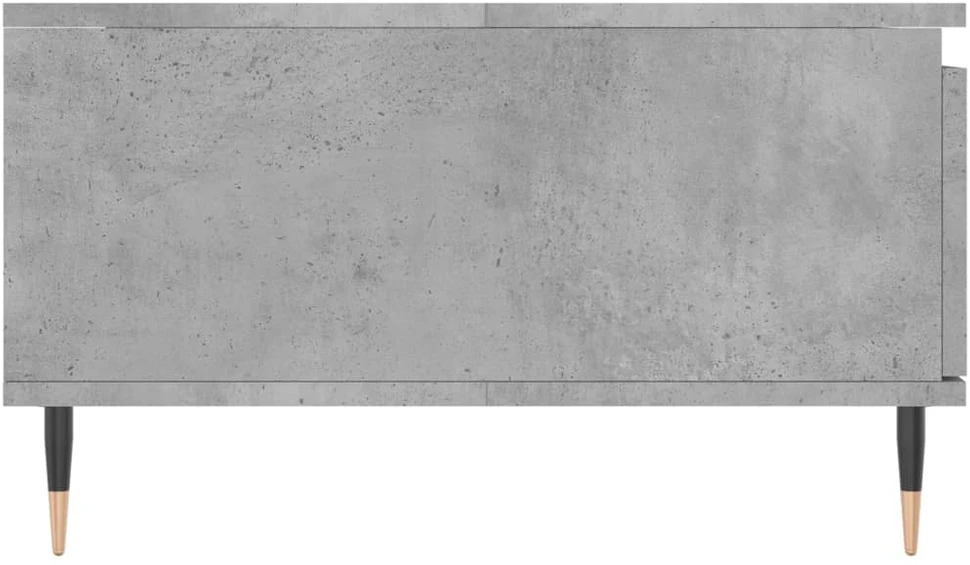 Kavos staliukas, betono pilkas, 90x60x35cm, apdirbta mediena